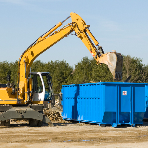 how does a residential dumpster rental service work in Lyndhurst